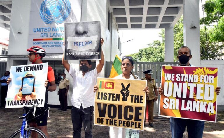 Resignation of Prez, PM prerequisite for resolution of current crisis – Direction Sri Lanka