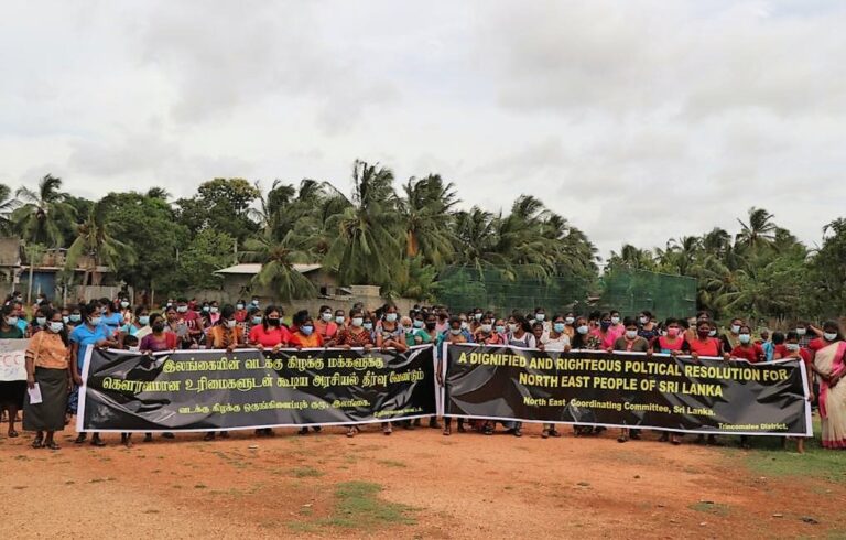 Sri Lanka: North East Tamils launch a non-violent & peaceful 100 days of activism demanding a political solution