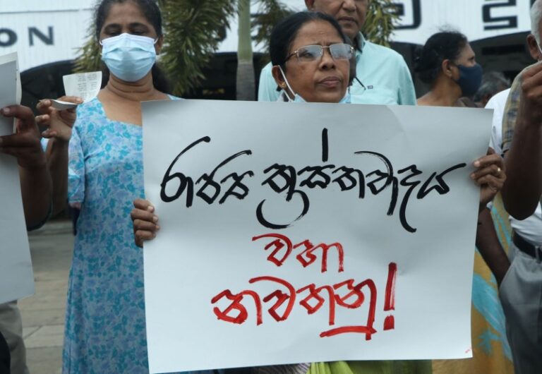 Sri Lanka: End Government crackdown on peaceful  protestors – International HR organisations
