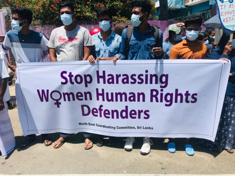 NECC provides a list of state sponsored Intimidations of Tamil HRDs & civil society and calls upon UN to protect  human rights in Sri Lanka