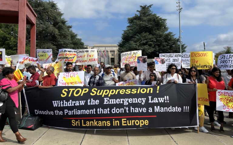 Sri Lanka:  Authorities’ crackdown on protest rights must end! – Amnesty International