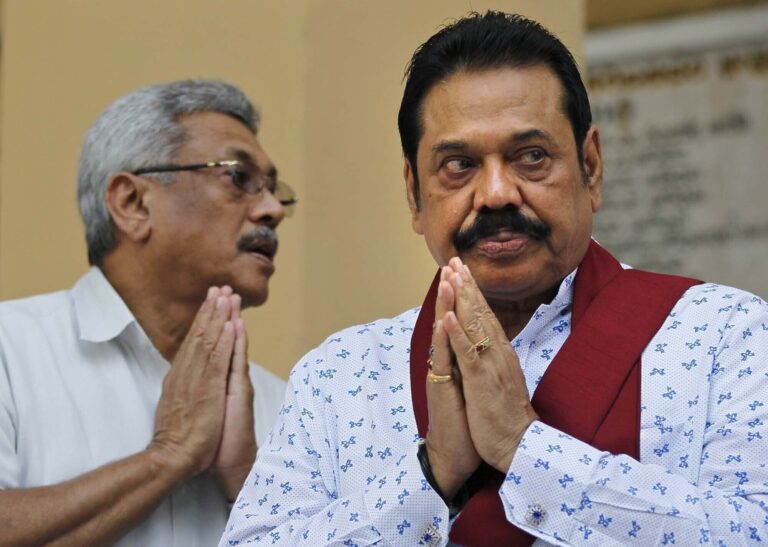 Canada sanctions Mahinda & Gotabaya Rajapaksa