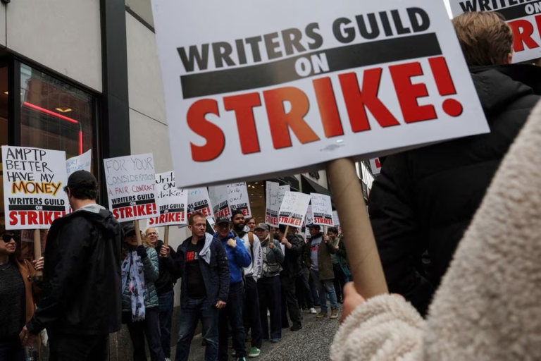 ‘Plagiarism machines’: Hollywood writers and studios battle over the future of AI