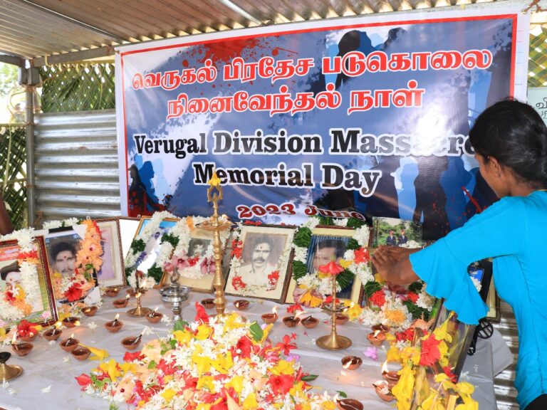 A memorial service held on 37th Anniversary of Seruwila -Verugal Massacre