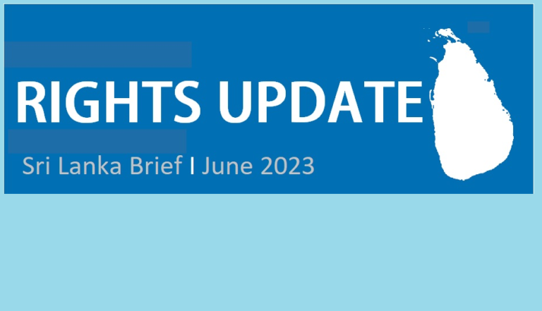 Sri Lanka Brief Rights Update: 01-30 June, 2023