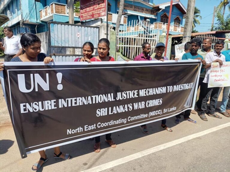 UN! Ensure international  justice mechanism to investigate Sri Lanka’s war crimes