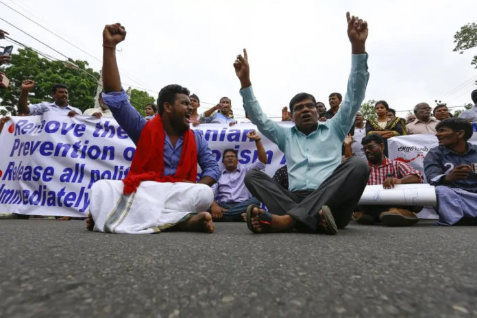 PTA protest Sri Lanka