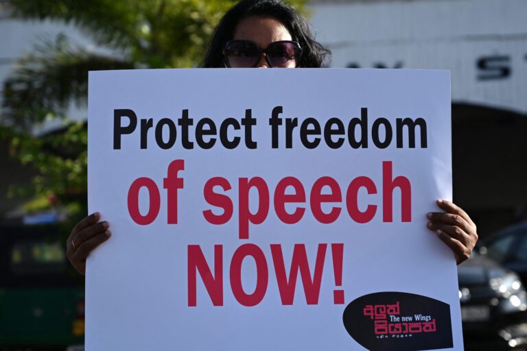 Sri Lanka: The Online Safety Bill will censor critical public opinion and stifle the dissent of opposing political voices