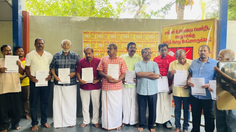 Tamil candidate launches Sri Lankan presidential election manifesto