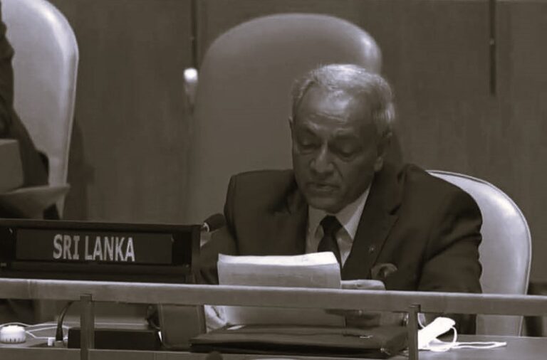 AKD blunder at UNGA: Former CJ & Rajapaksa corny corrupt  Mohan Peiris delivered major policy statement