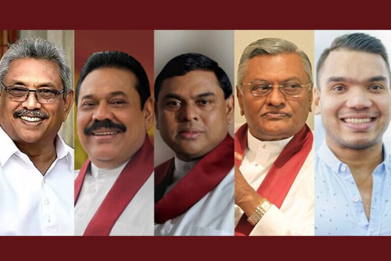 Sri Lanka: Notorious  Rajapaksa family out of parliamentary politics