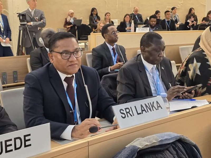 Sri Lanka FM at UNHRC