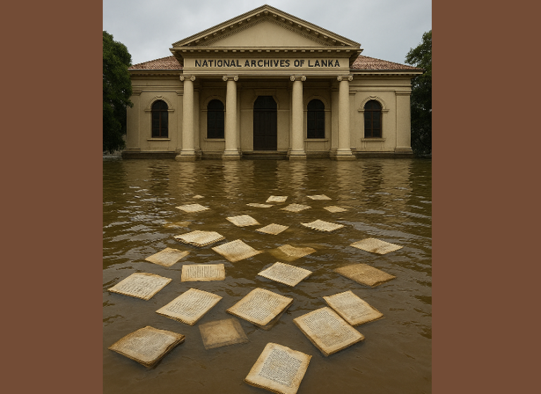 Floods Expose Another Sri Lanka’s Vulnerability—National Archives Plead for Emergency Freezer Support to Save Vital Records