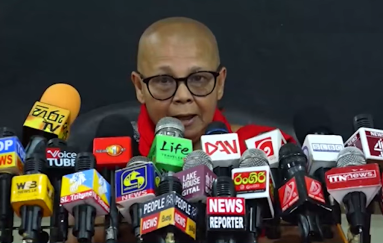 Threatened Sandhya Ekneligoda urges President to protect her and appoint judges for trail to finish it within this year.