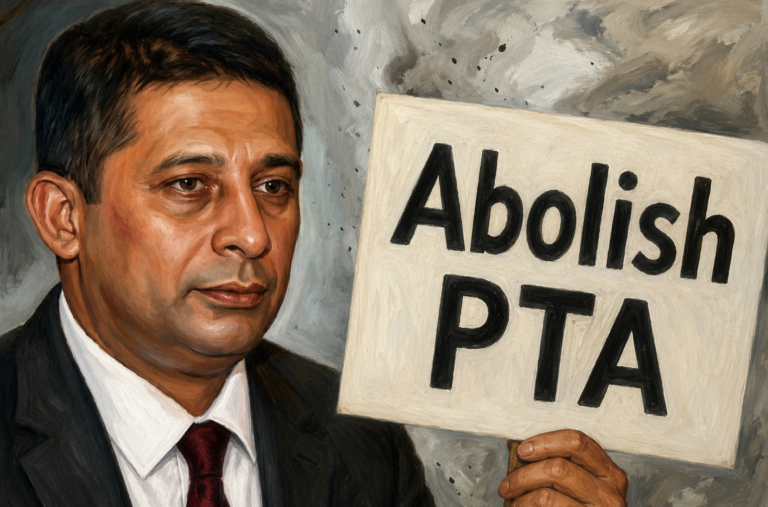 Former Chief of State Intelligence, retired Major General Suresh Salley now wants PTA repealed!