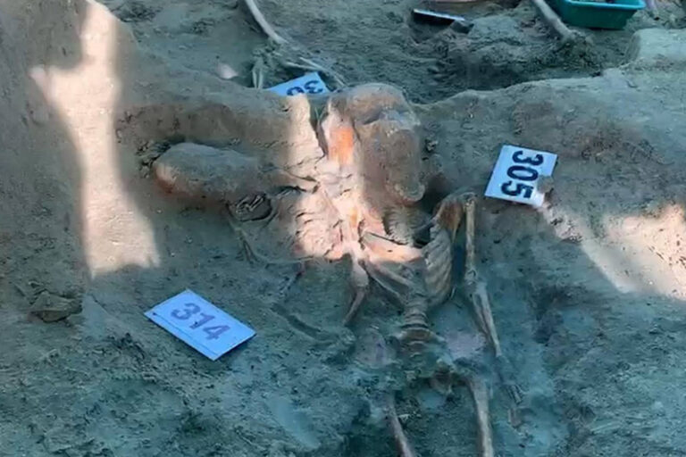 Eight children’s skeletons recovered from Chemmani in one day